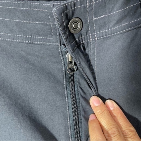 Kuhl Shorts Mens 38 Grey Hiking Outdoors Nylon Flex Fishing Stealth Relaxed - Picture 5 of 16